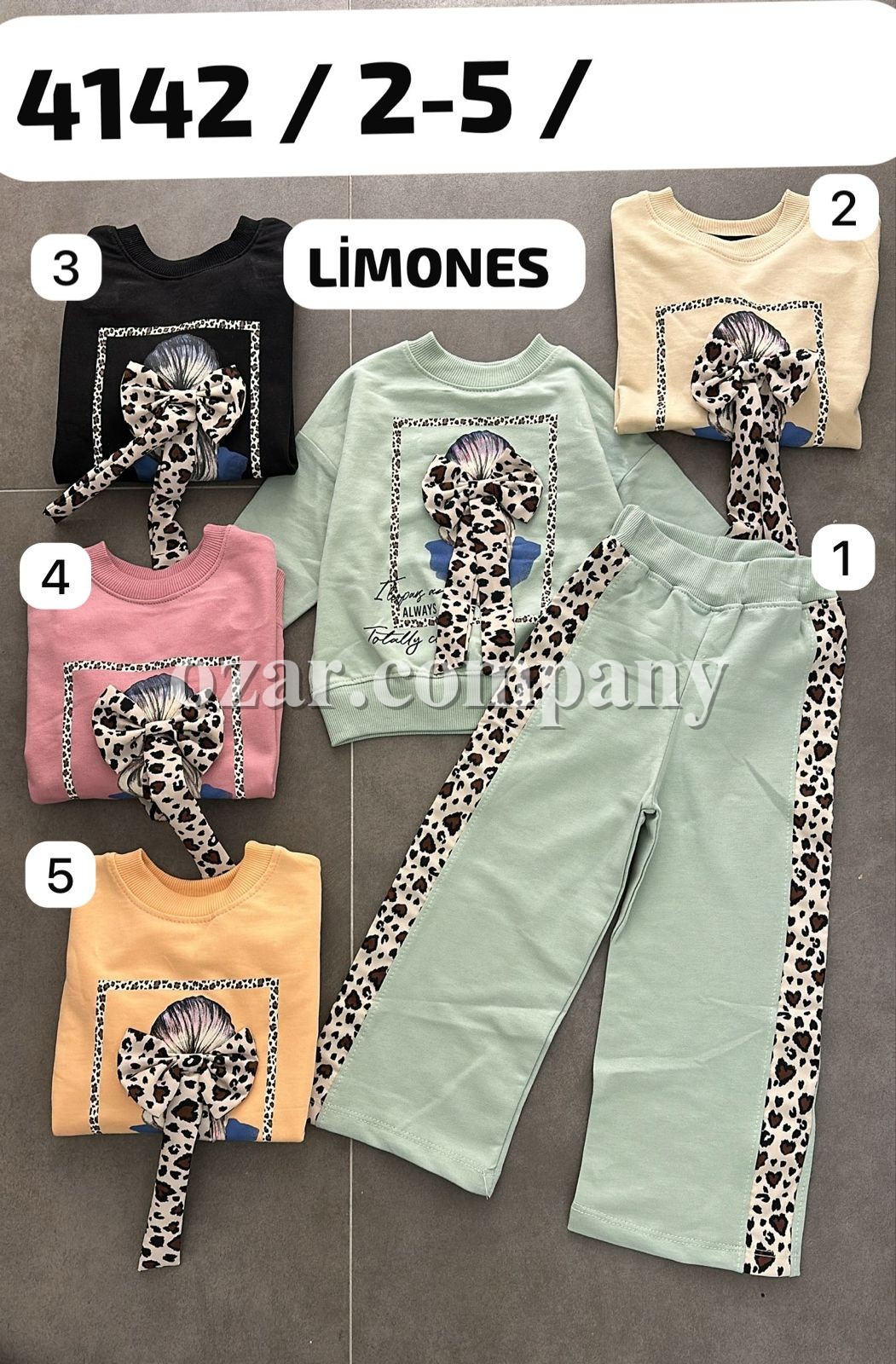 Костюм Двунитка Для Девочки Limones (2-3-4-5лет)