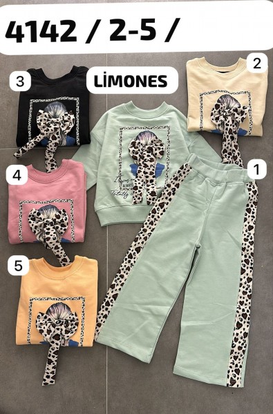 Костюм Двунитка Для Девочки Limones (2-3-4-5лет)