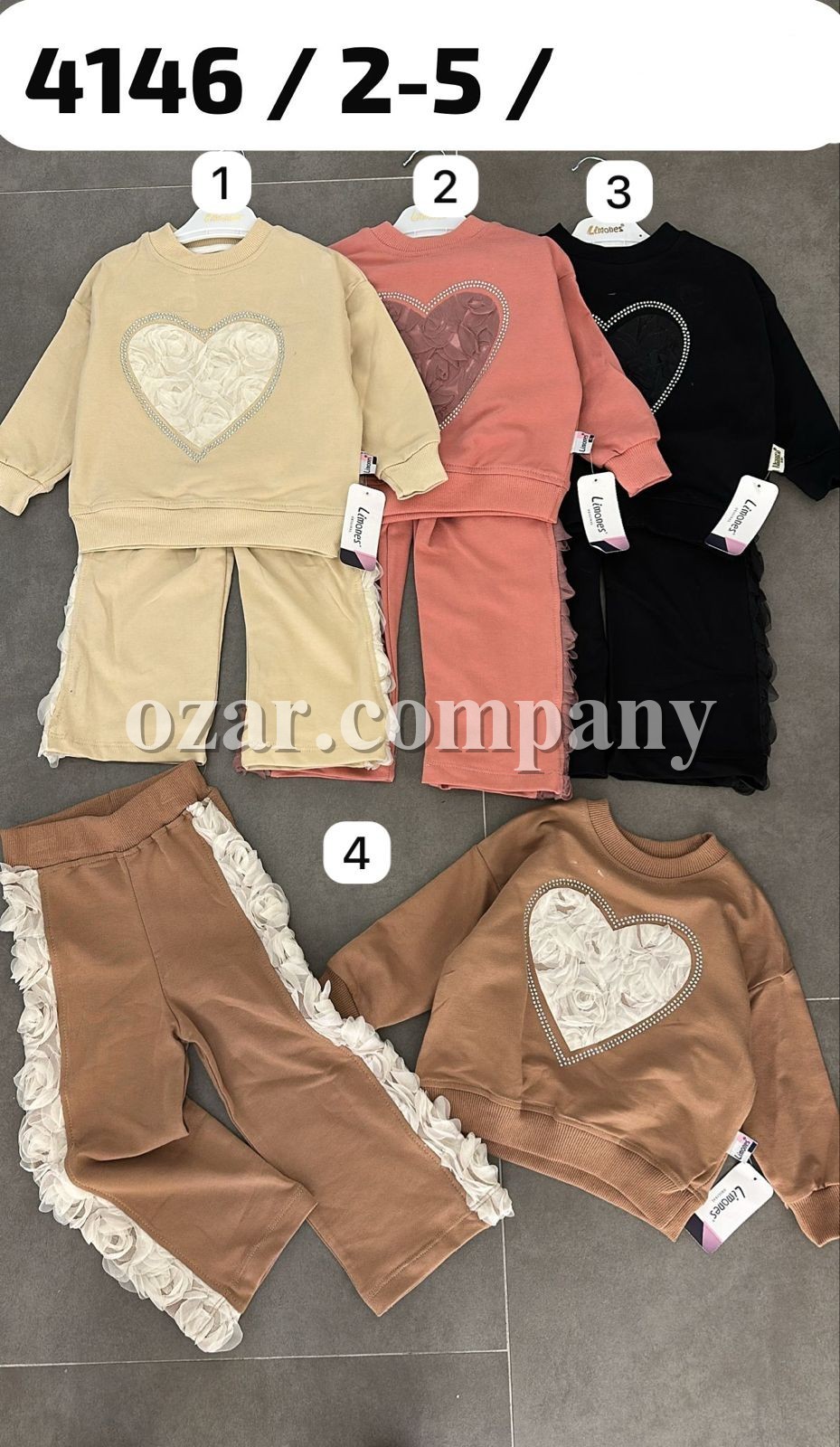 Костюм Двунитка Для Девочки Limones (2-3-4-5лет)