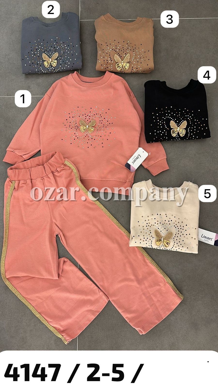 Костюм Двунитка Для Девочки Limones (2-3-4-5лет)