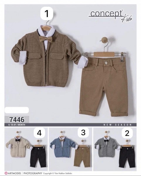 Костюм Тройка Для Мальчика Concept (6-9-12-18мес.)