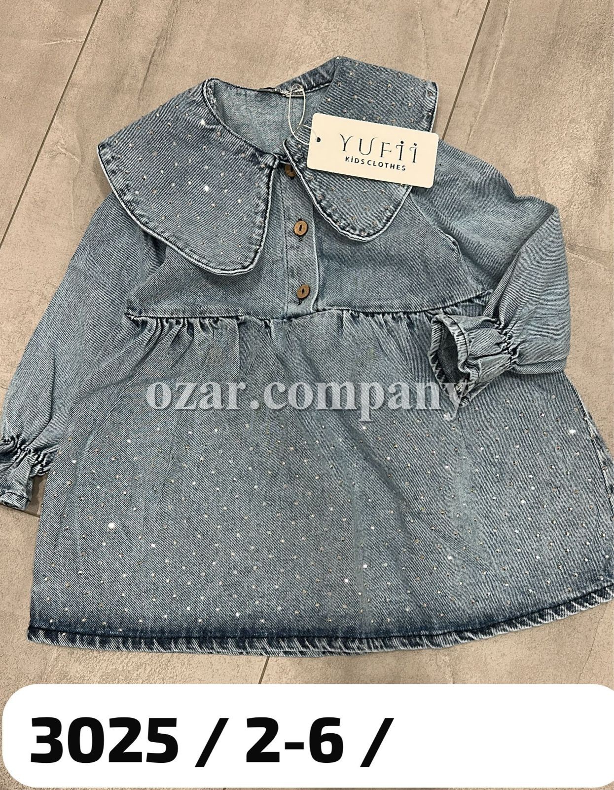 Джинсовое Платье Для Девочки Yufii (2-3-4-5-6лет) 