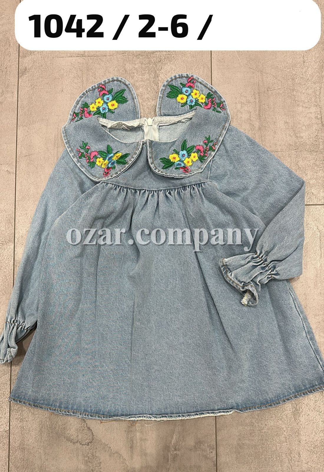 Джинсовое Платье Для Девочки Yufii (2-3-4-5-6лет) 