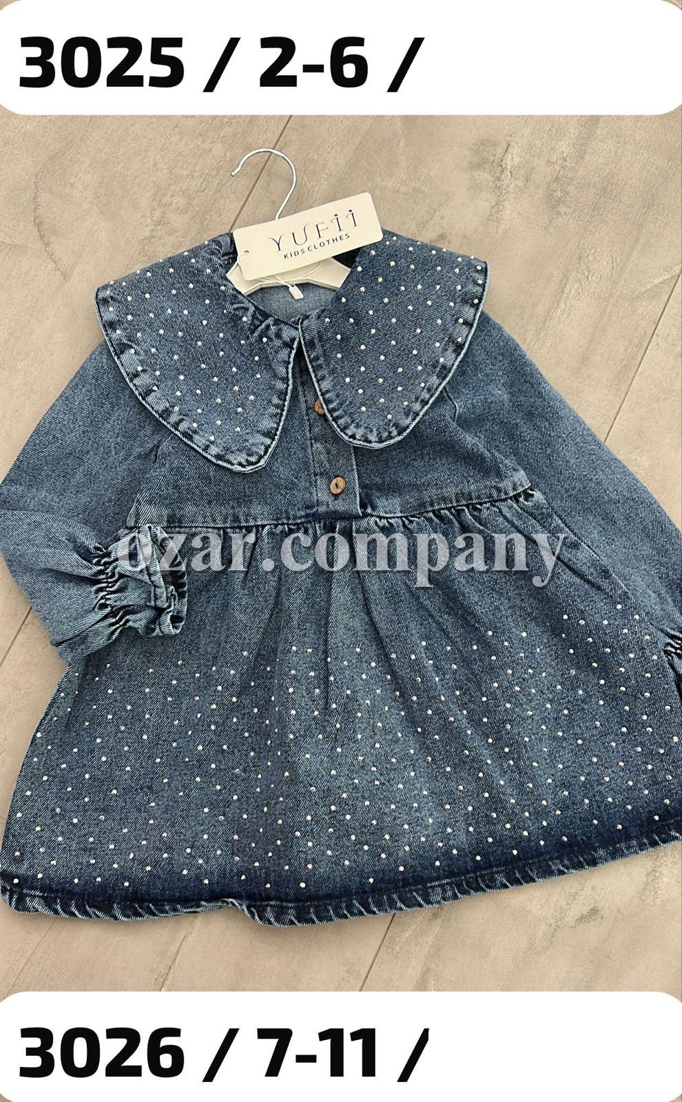 Джинсовое Платье Для Девочки Yufii (7-8-9-10-11лет)