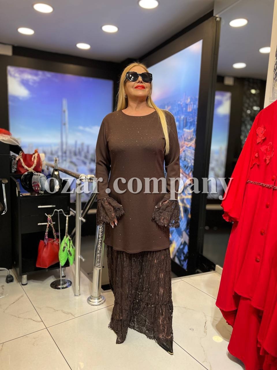 Женское Платье Iness (Большие размеры)