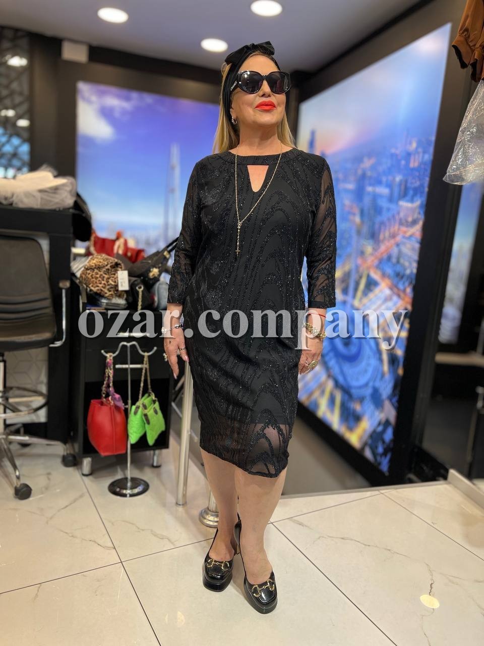 Женское Платье Iness (Большие размеры)