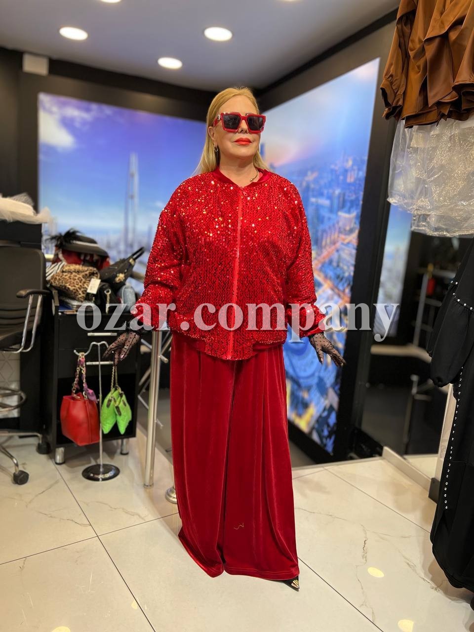 Женский Комбинезон Iness (Большие размеры)