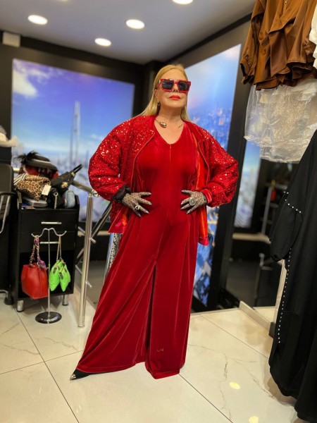 Женский Комбинезон Iness (Большие размеры)