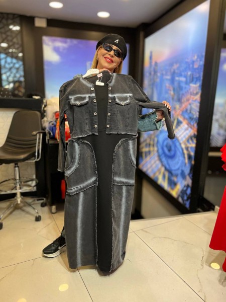 Женское Джинсовое Платье Iness (Большие размеры)