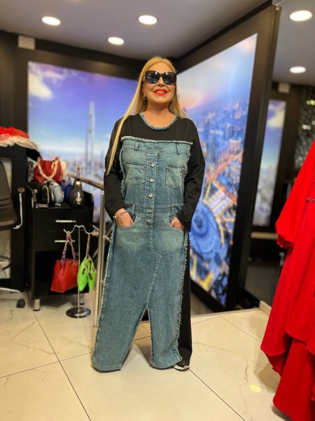 Женское Джинсовое Платье Iness (Большие размеры)