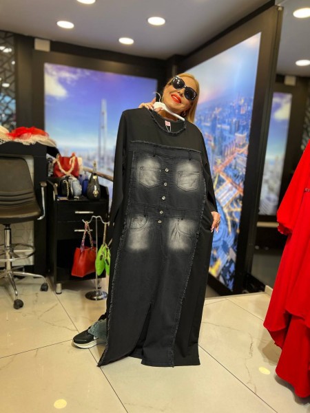 Женское Джинсовое Платье Iness (Большие размеры)