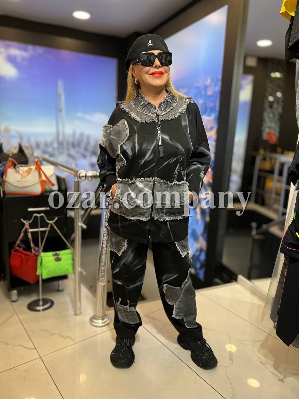 Женский Джинсовый Костюм Iness (Большие размеры)