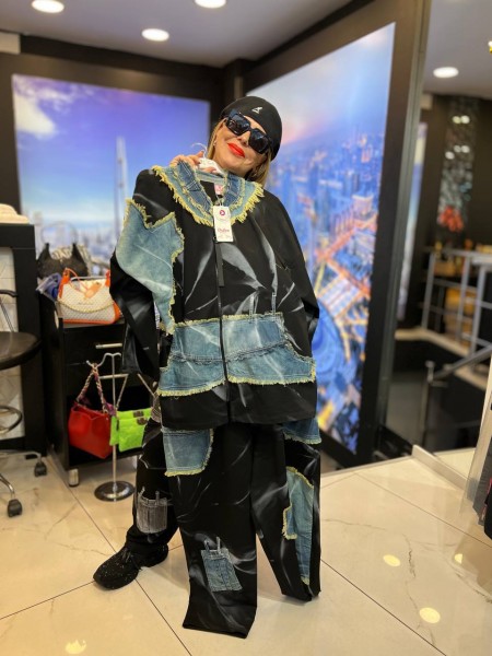 Женский Джинсовый Костюм Iness (Большие размеры)