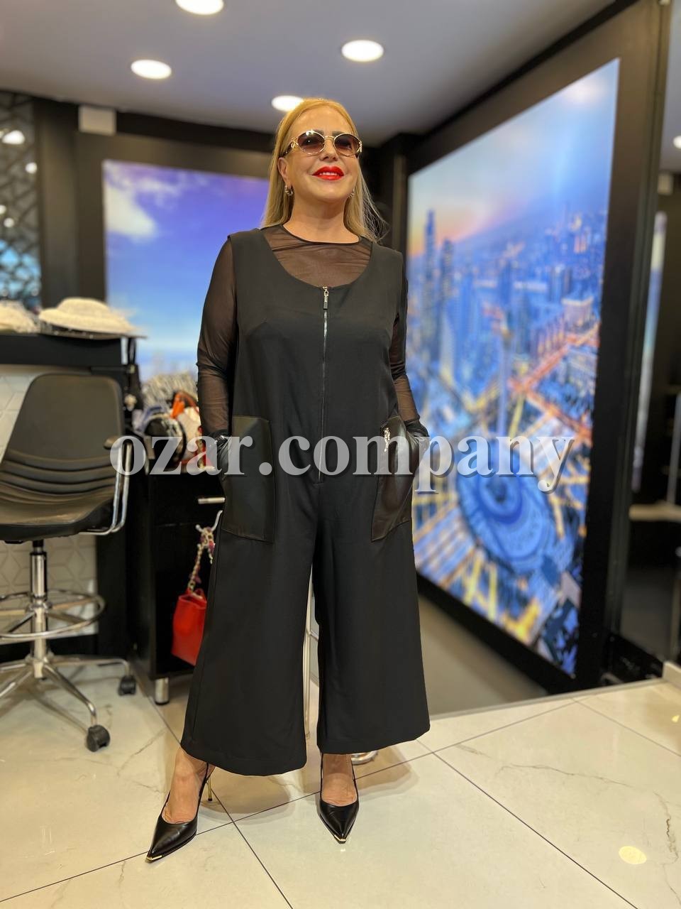 Женский Комбинезон Iness (Большие размеры)