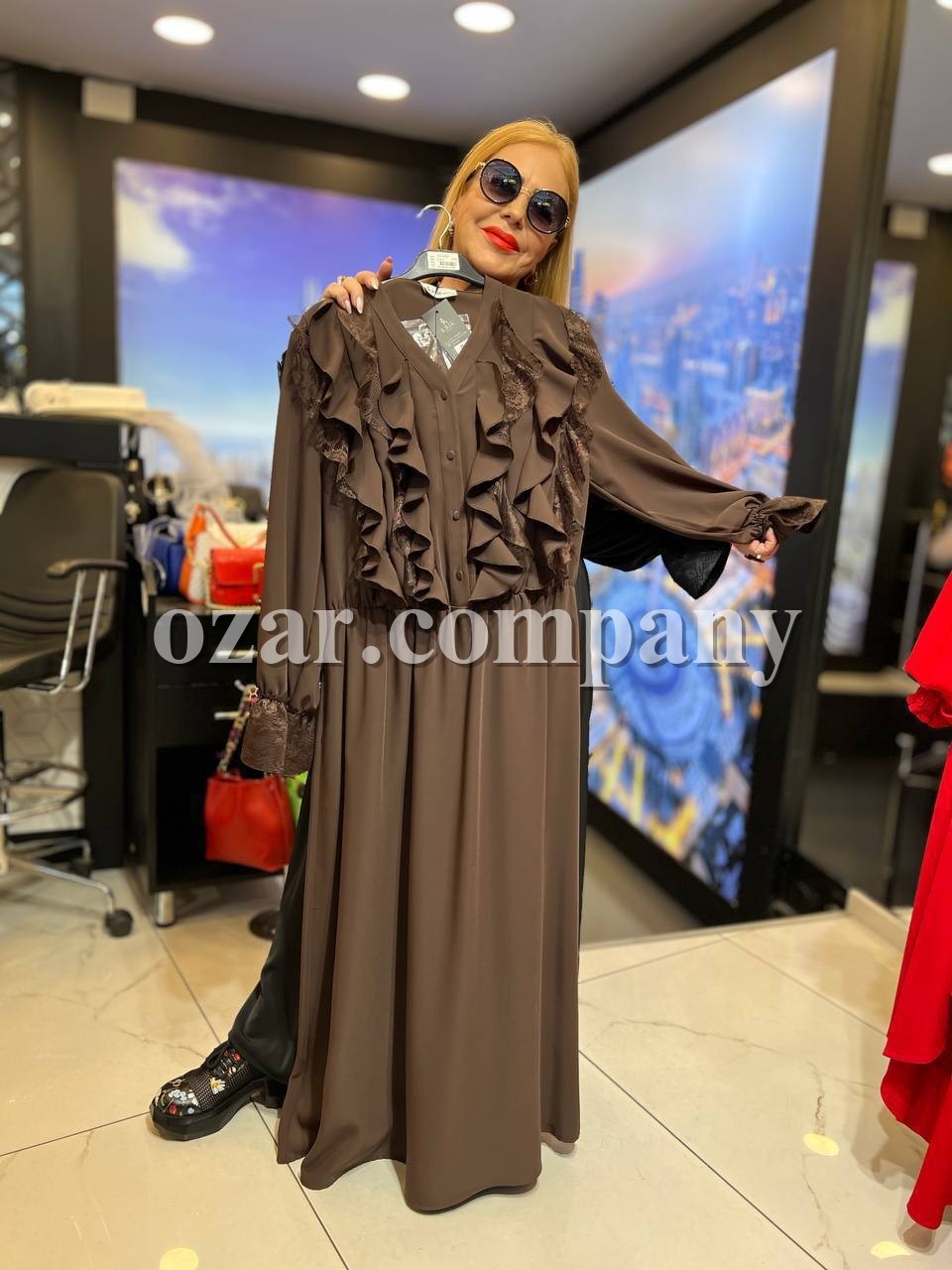 Женское Платье Iness (Большие размеры)