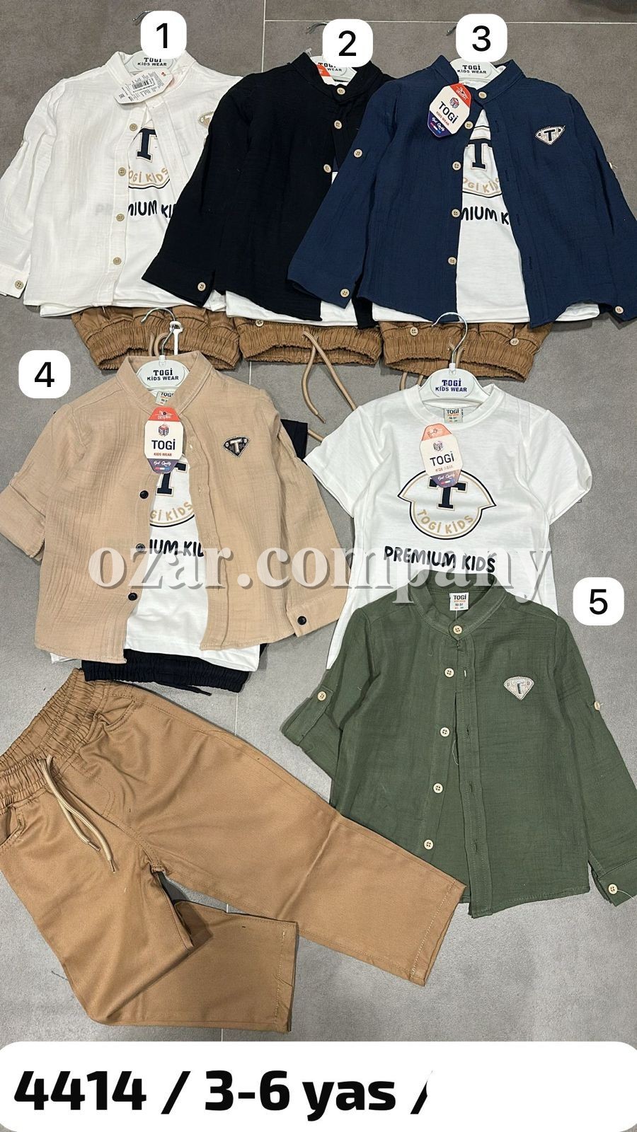 Костюм Тройка Для Мальчика Togi (3-4-5-6лет)