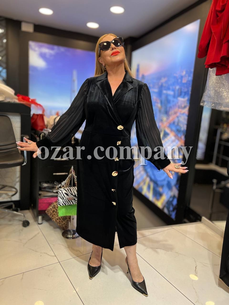 Женское Платье Iness (Большие размеры)