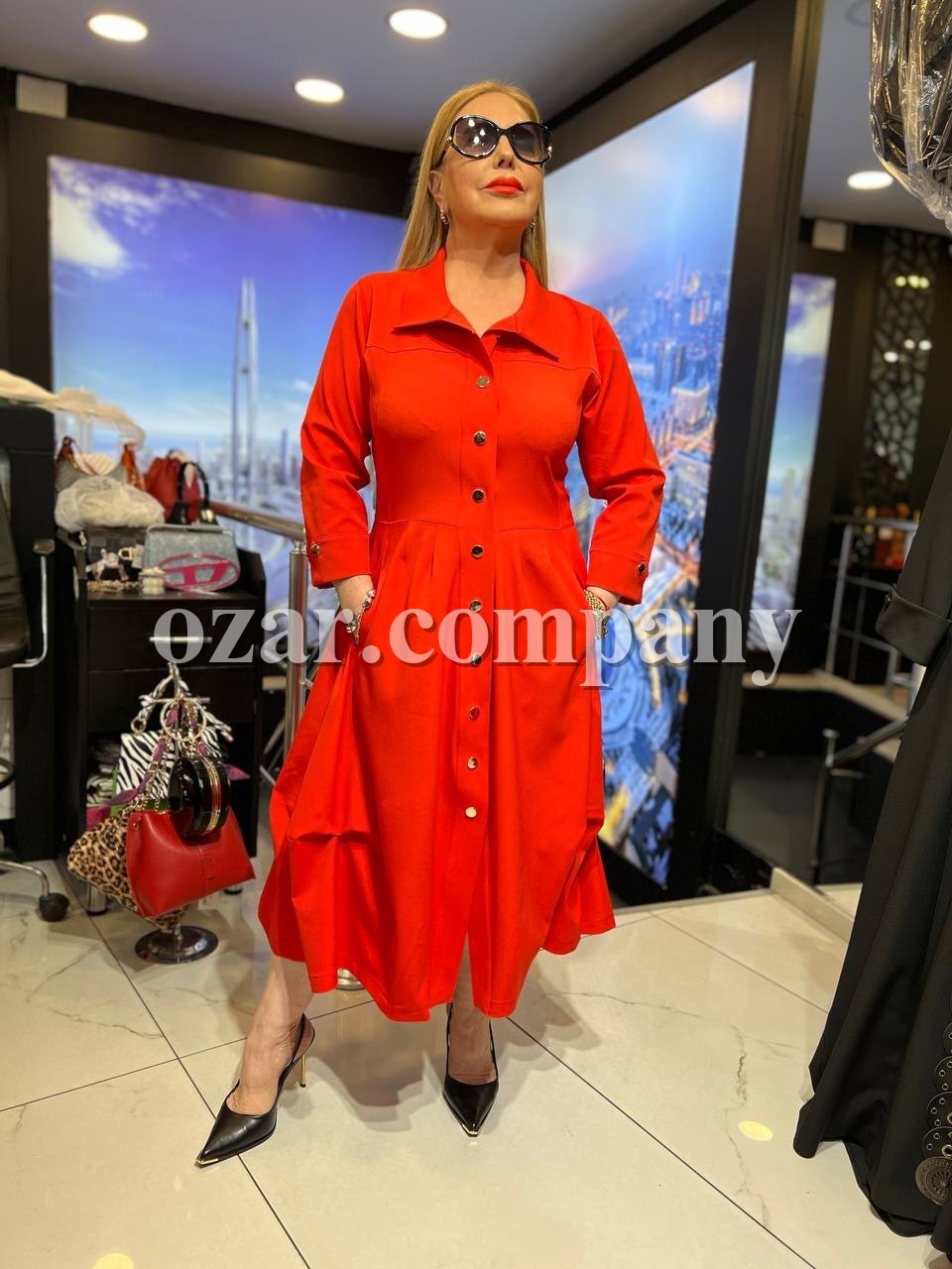 Женское Платье Iness (Большие размеры)