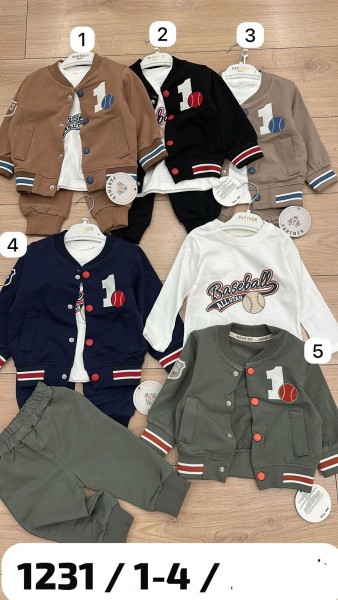 Костюм Тройка Для Мальчика Partner (1-2-3-4лет) 