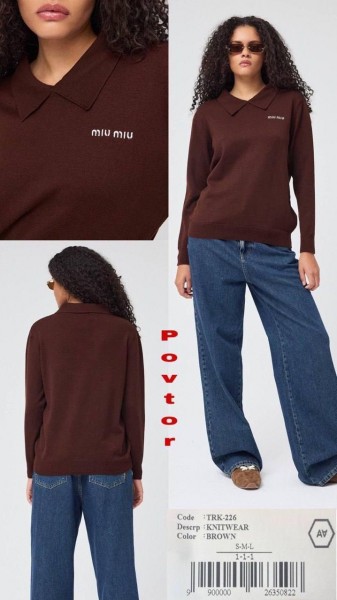 Женский Трикотажный Свитер A.M.N.