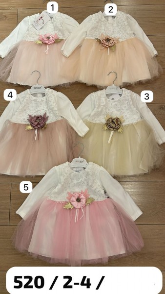 Нарядное Платье Для Девочки Bulsen (2-3-4лет) 