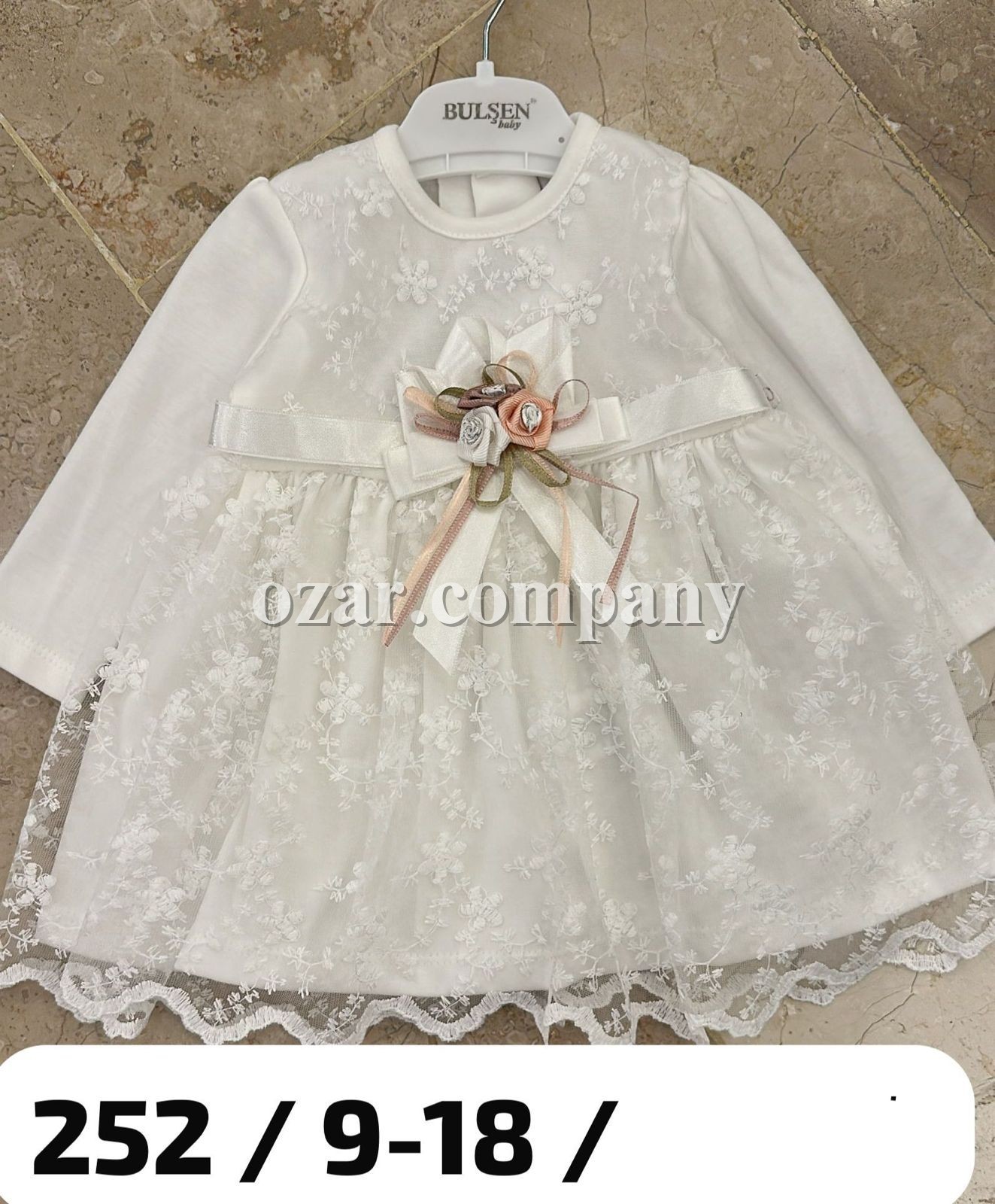 Нарядное Платье Для Девочки Bulsen (9-12-18мес.)