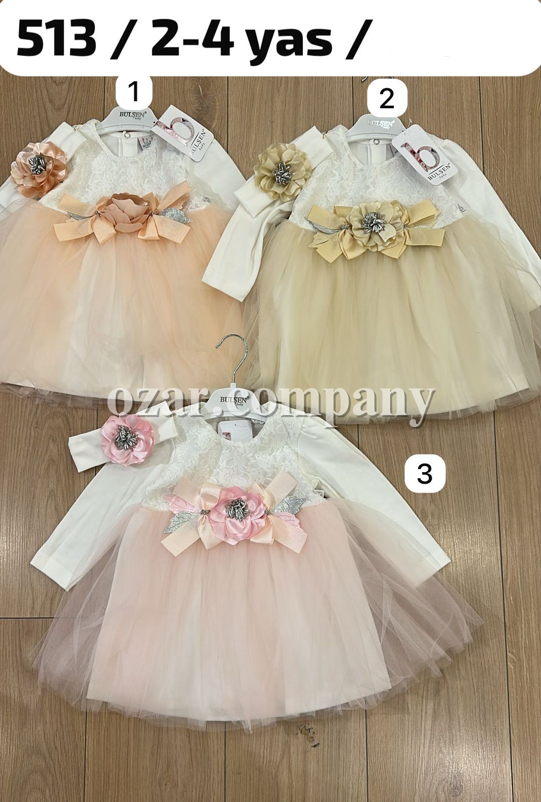 Нарядное Платье Для Девочки Bulsen (2-3-4лет) 