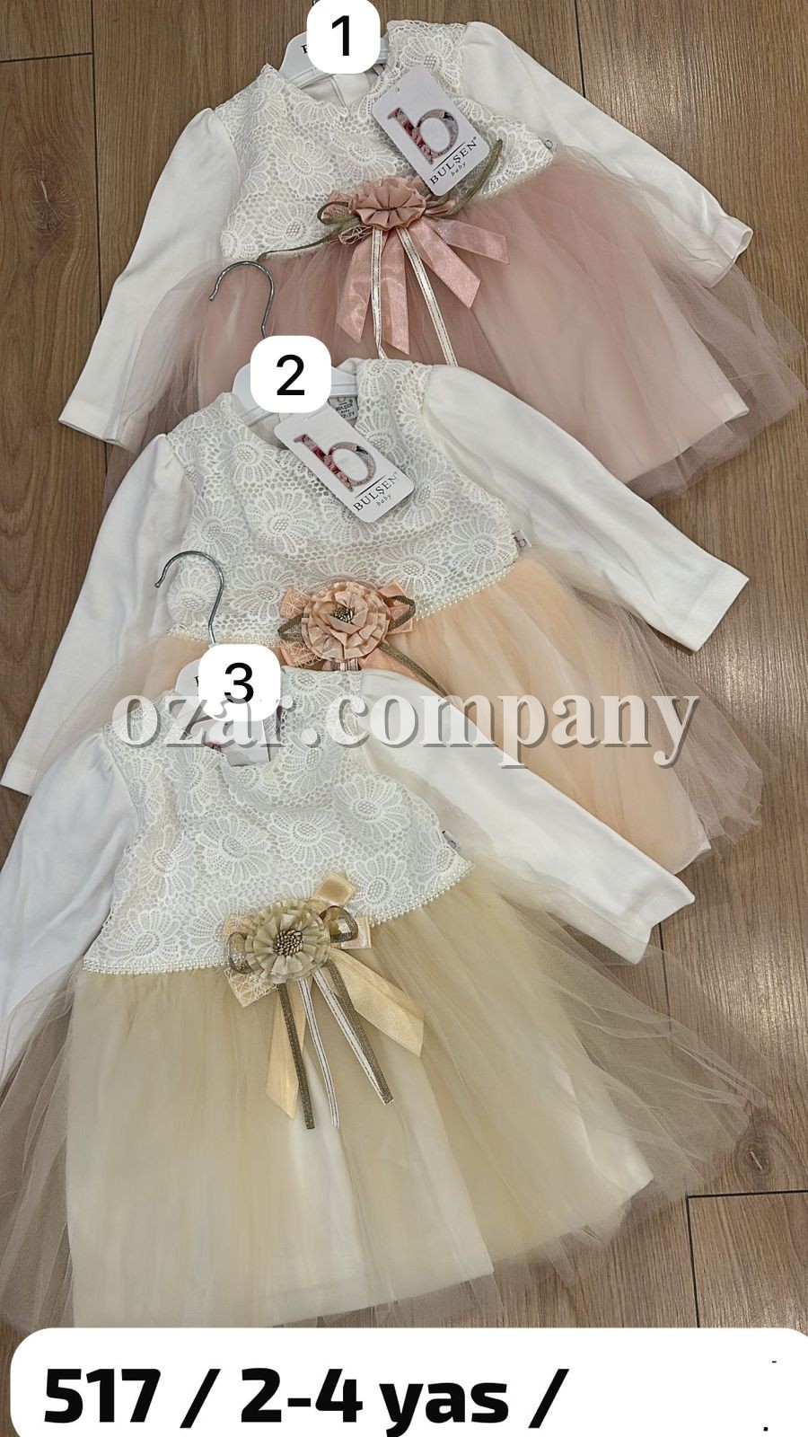 Нарядное Платье Для Девочки Bulsen (2-3-4лет) 