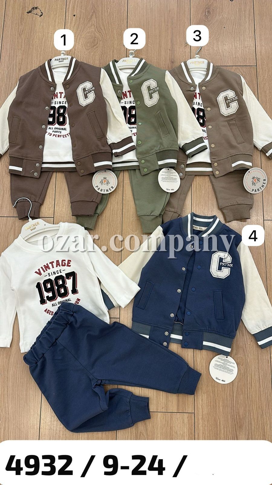 Костюм Тройка Для Мальчика Partner (9-12-18-24мес.)