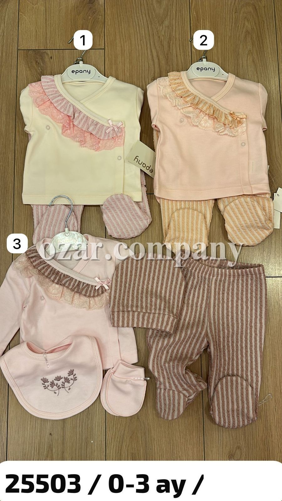 Комплект Для Девочки Epany (0-3мес.)