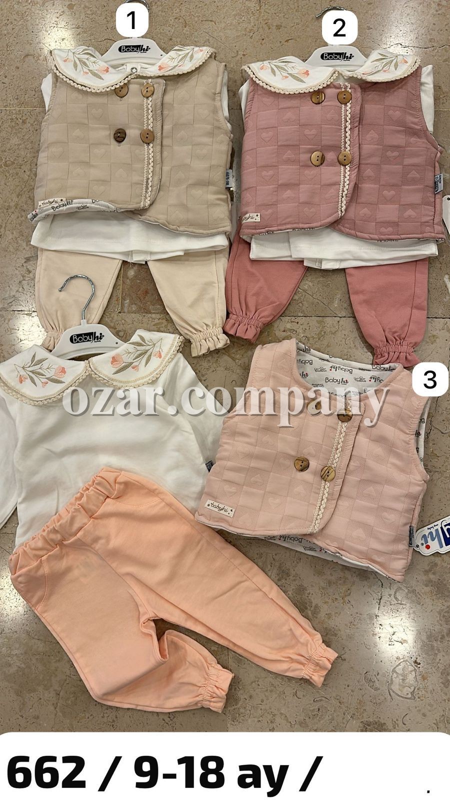 Костюм Тройка Для Девочки Babyhi (9-12-18мес.)