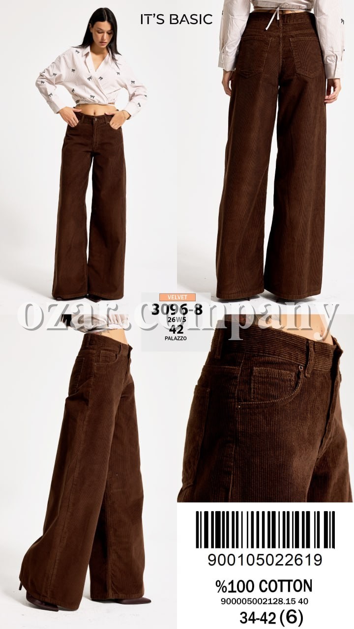 Женские Вельветовые Джинсы ITS Basic  