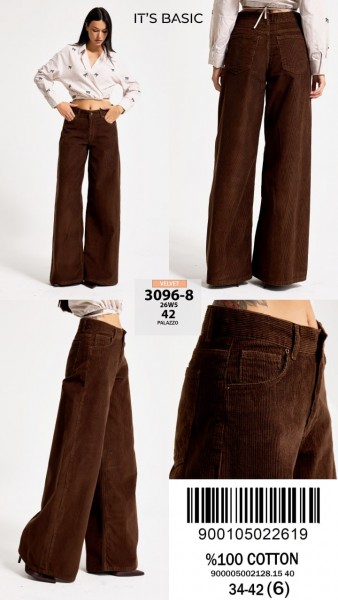 Женские Вельветовые Джинсы ITS Basic  