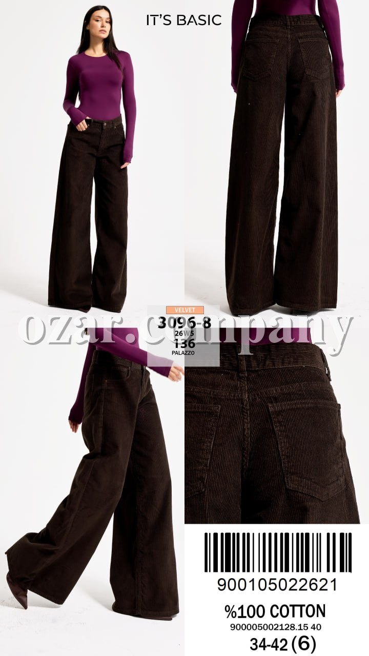 Женские Вельветовые Джинсы ITS Basic   