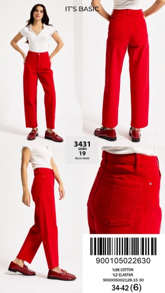 Женские Вельветовые Джинсы ITS Basic  