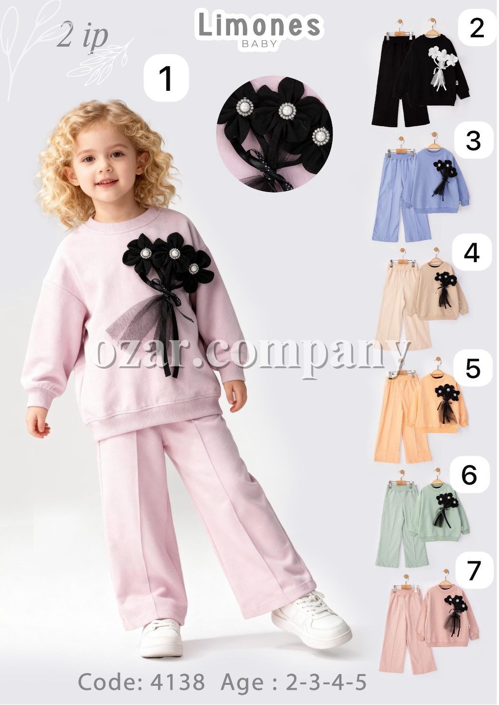 Костюм Двунитка Для Девочки Limones (2-3-4-5лет)