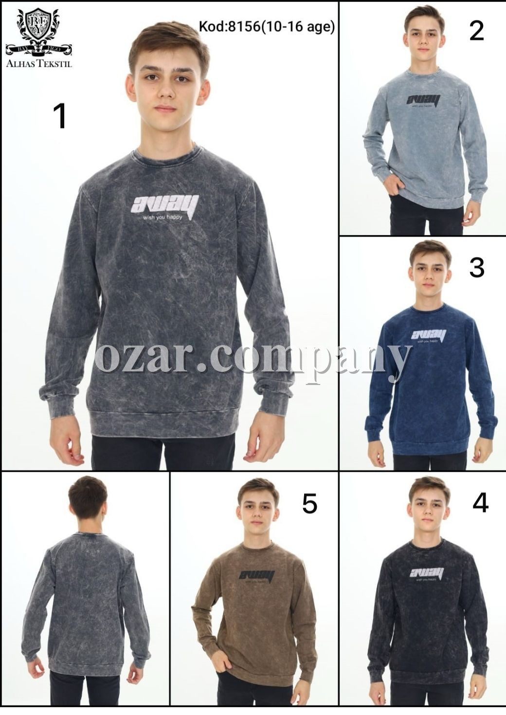 Свитшот Для Мальчика Bayfigo (10-12-14-16лет) 