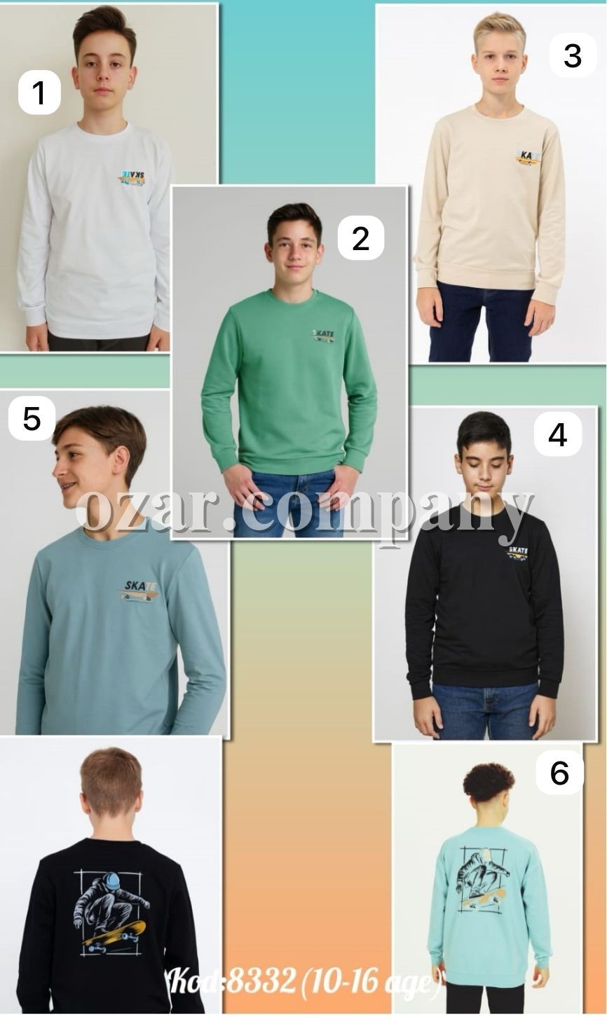Свитшот Для Мальчика (10-12-14-16лет)