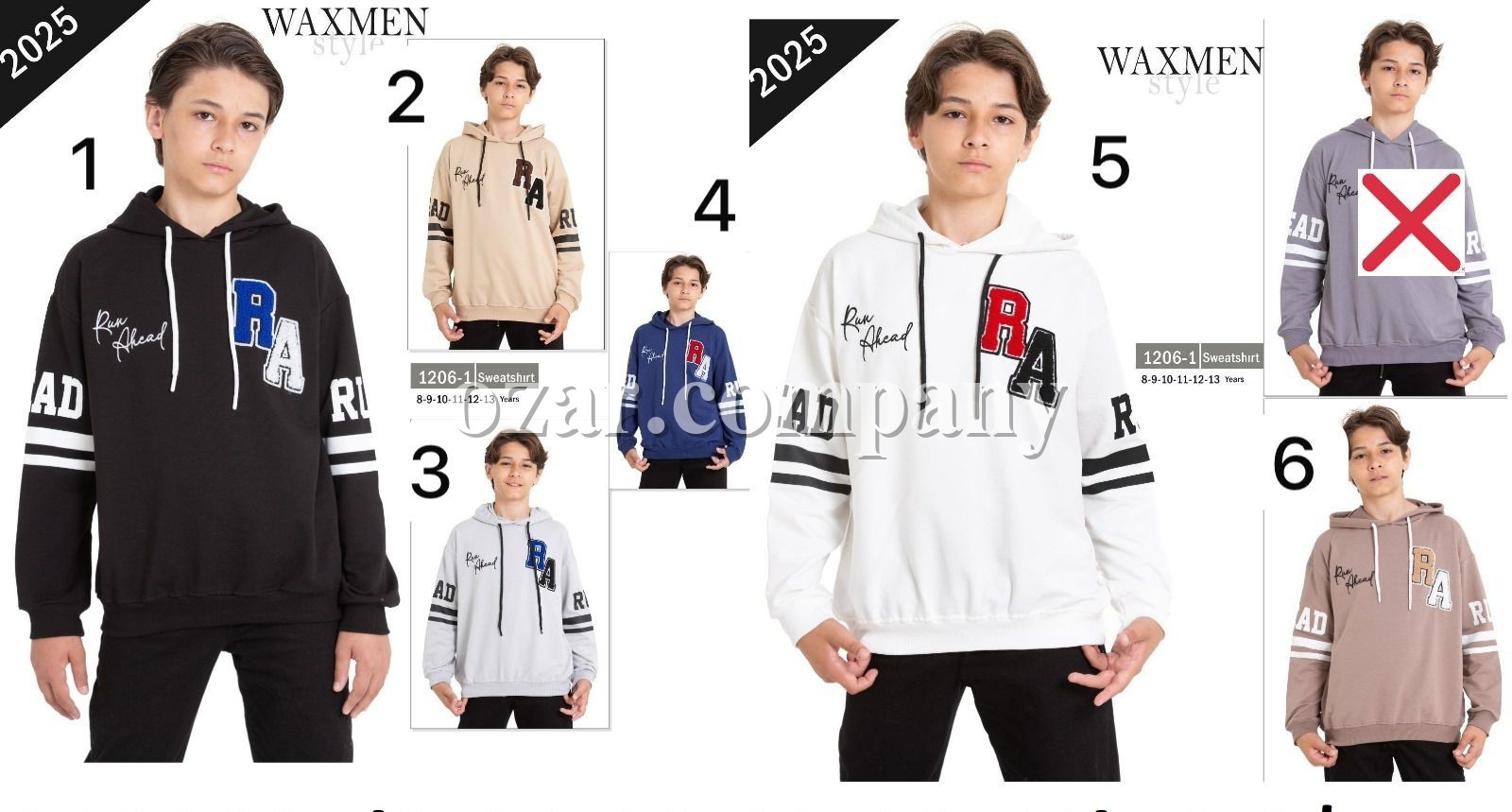 Худи Для Мальчика Waxmen (9-10-11-12-13-14лет) 