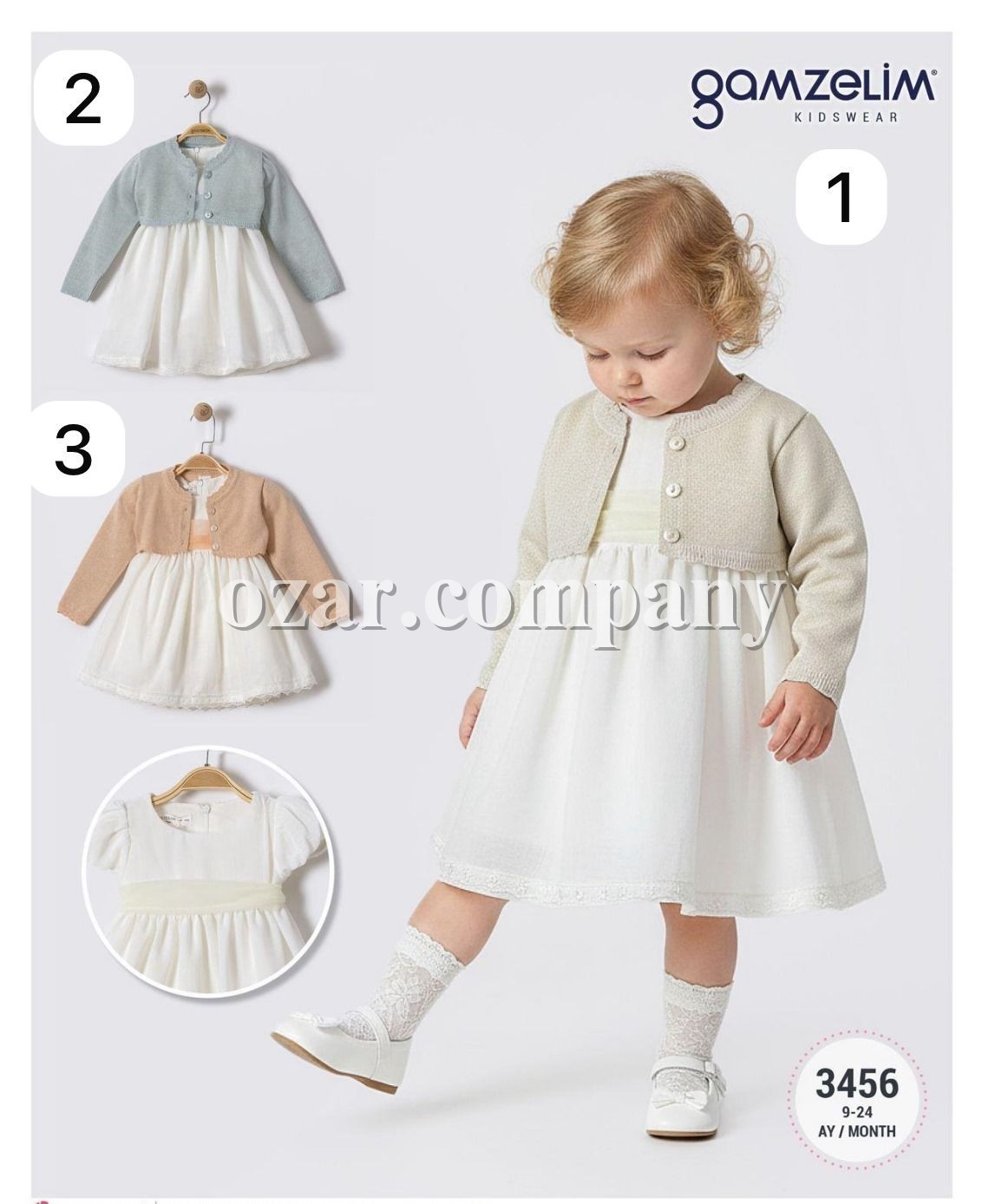 Платье Для Девочки Gamzelim (9-12-18-24мес.)
