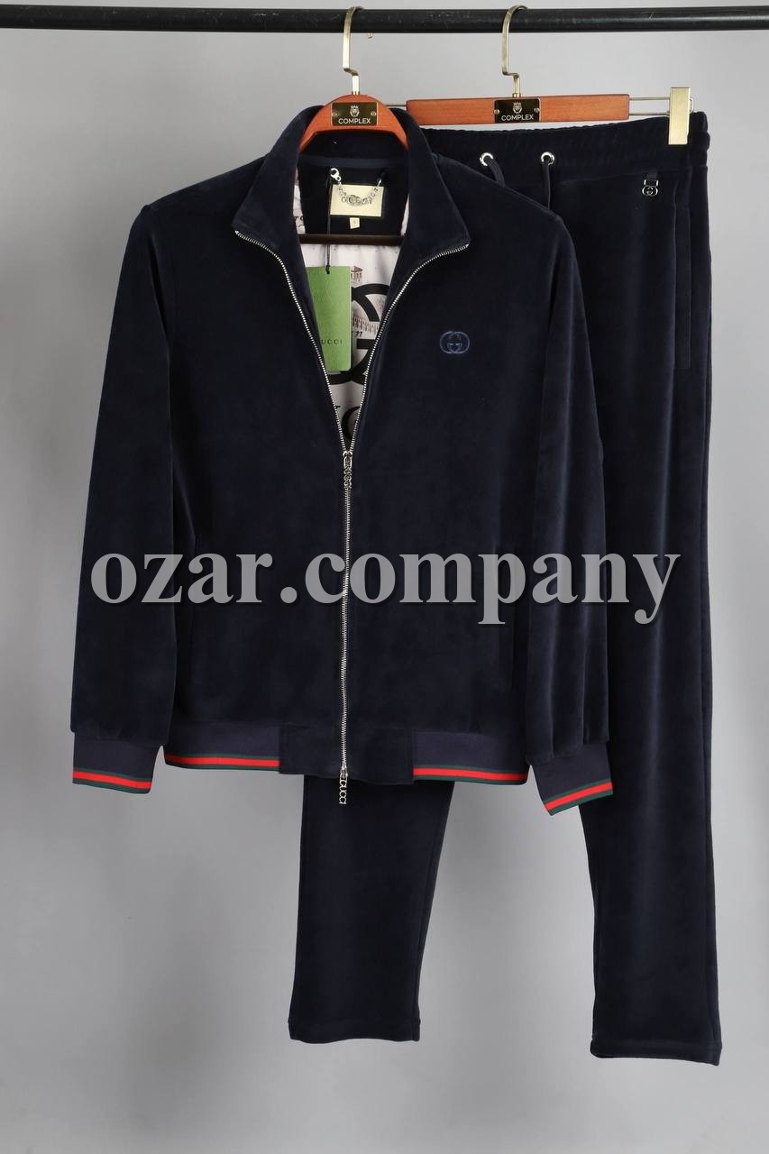 Мужской Велюровый Костюм Gucci