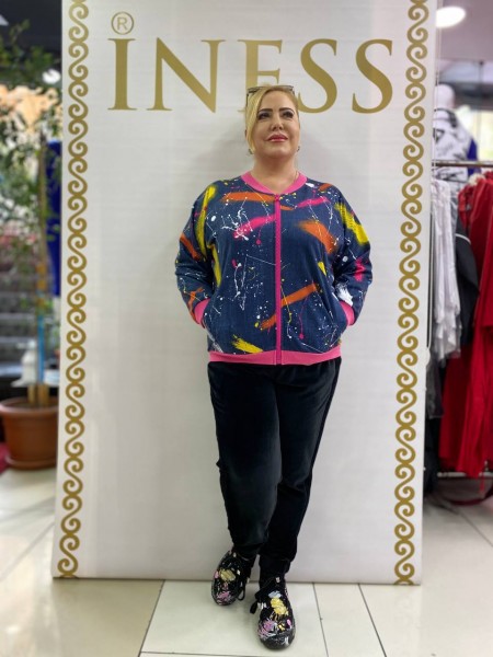 Женский Бомбер Iness (Большие размеры)