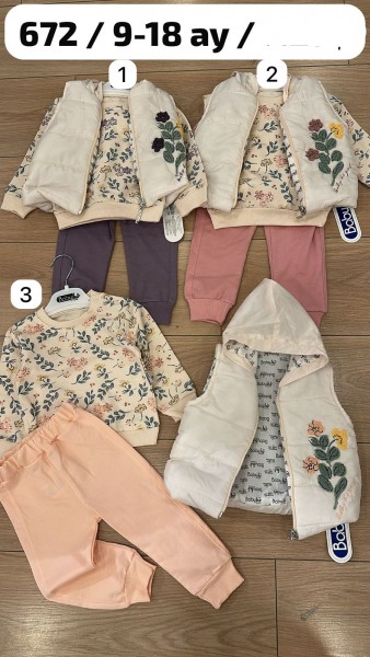 Костюм Тройка Для Девочки Babyhi (9-12-18мес.)