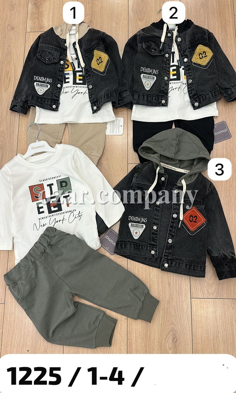 Костюм Тройка Для Мальчика Minimal (1-2-3-4лет) 