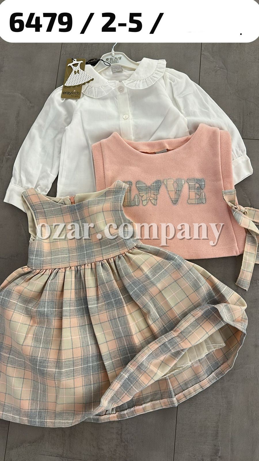 Платье Комплект Для Девочки Eray Kids (2-3-4-5лет)