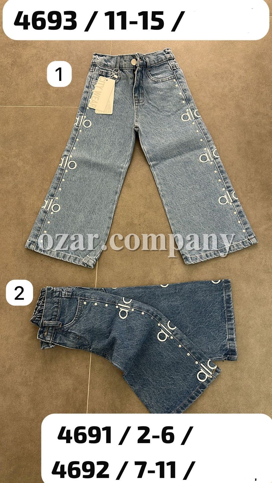 Джинсы Для Девочки City Wear (11-12-13-14-15лет)