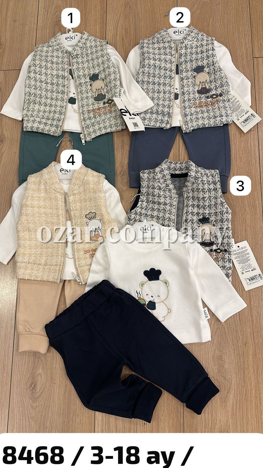 Костюм Тройка Для Мальчика Elci (3-6/6-9/9-12/12-18мес.)