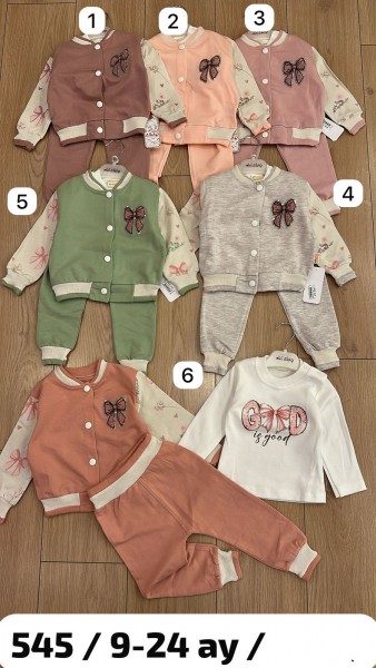 Костюм Тройка Для Девочки Mini Clup (9-12-18-24мес.)