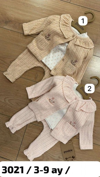 Костюм Тройка Для Девочки Pookie (0-3/3-6/6-9мес.)