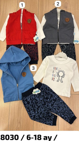 Костюм Тройка Для Мальчика Buude Kids (6-9-12-18мес.)